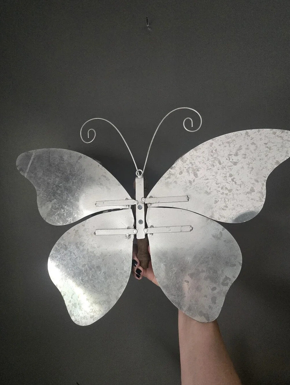 Rustic Corrugated Metal & Wood Butterfly Wall Decor Vintage Farmhouse Art